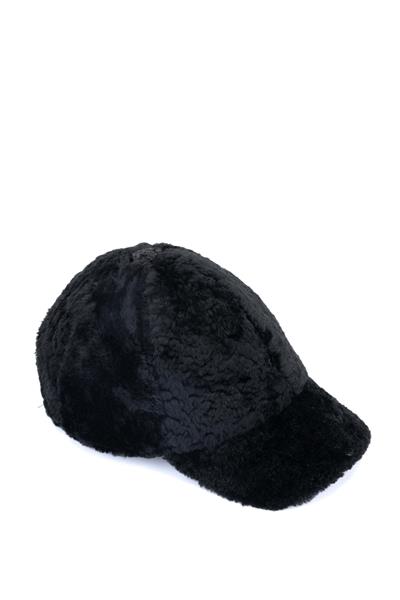 Tamer Tanca Unisex Kürk Siyah Şapka