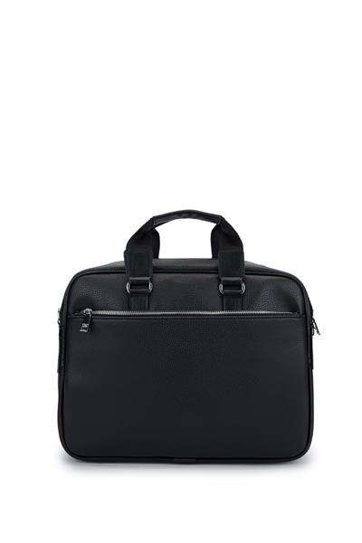 Tamer Tanca Unisex Vegan Siyah Evrak Çantası