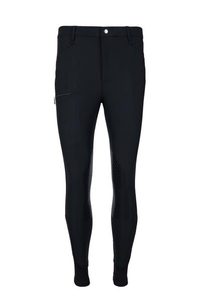 Tattini Erkek Tekstil Siyah Binici Pantolonu (Tayt)