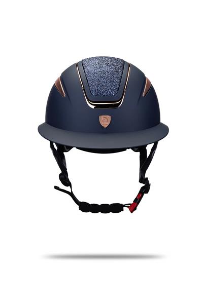 Tattini Unisex Binici Kaskı Lacivert/Rose Şapka