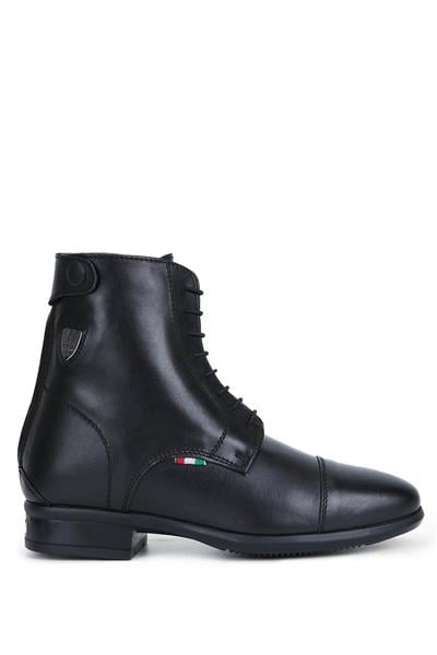 Tattini Unisex Hakiki Deri Siyah Binici Botu