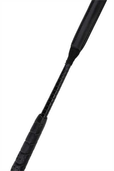 Tattini Unisex Hakiki Deri Siyah Binici Kırbacı Aksesuar