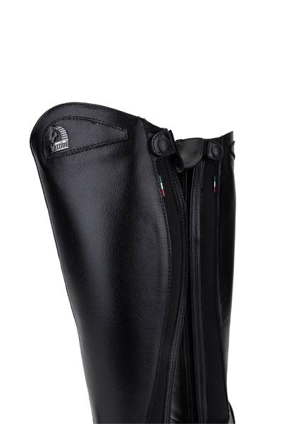 Tattini Unisex Hakiki Deri Siyah (Large) Binici Cizmesi Çizme