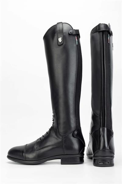 Tattini Unisex Hakiki Deri Siyah (Medium) Binici Cizmesi Çizme