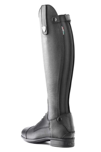 Tattini Unisex Hakiki Deri Siyah (Medium) Binici Cizmesi Çizme
