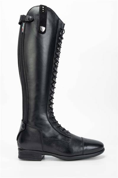 Tattini Unisex Hakiki Deri Siyah M/L Binici Cizmesi Çizme