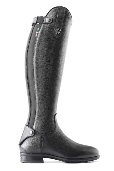 Tattini Unisex Hakiki Deri Siyah (Small) Binici Cizmesi Çizme