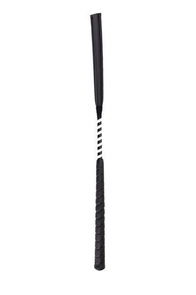 Tattini Unisex Siyah/Beyaz Binici Kırbacı Aksesuar
