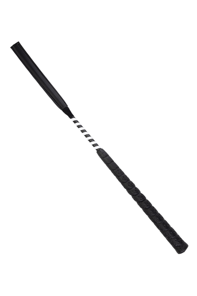 Tattini Unisex Siyah/Beyaz Binici Kırbacı Aksesuar