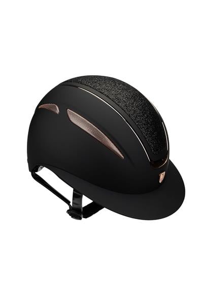 Tattini Unisex Siyah/Rose Binici Kaskı Şapka