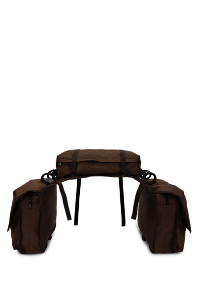 Tattini Unisex Tekstil Kahverengi At Eyeri Çantası