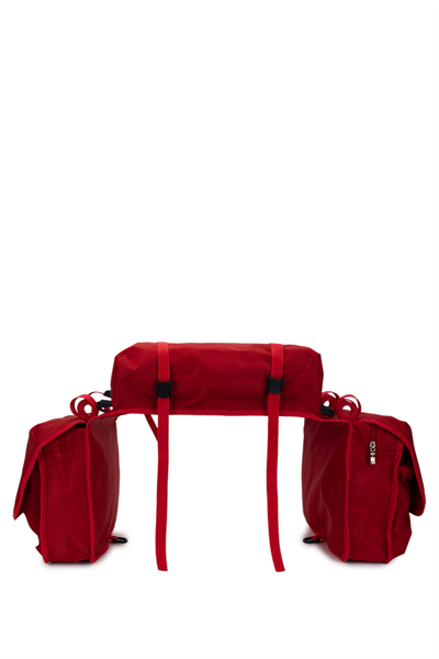 Tattini Unisex Tekstil Kırmızı At Eyeri Çantası