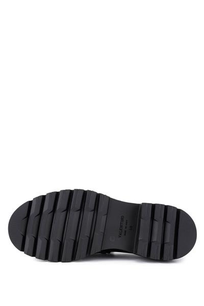 Valentino Erkek Hakiki Deri Bordo Loafer Ayakkabı