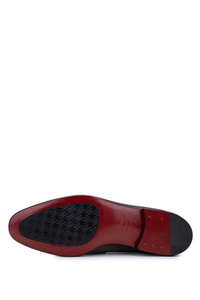 VALENTINO Erkek Hakiki Deri Kahverengi Loafer Ayakkabı