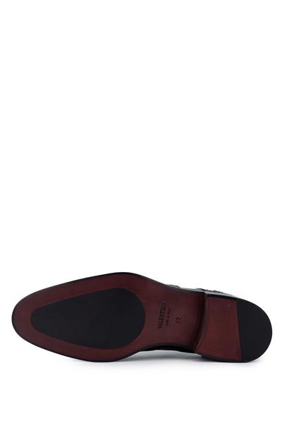 VALENTINO Erkek Hakiki Deri Siyah Klasik Ayakkabı