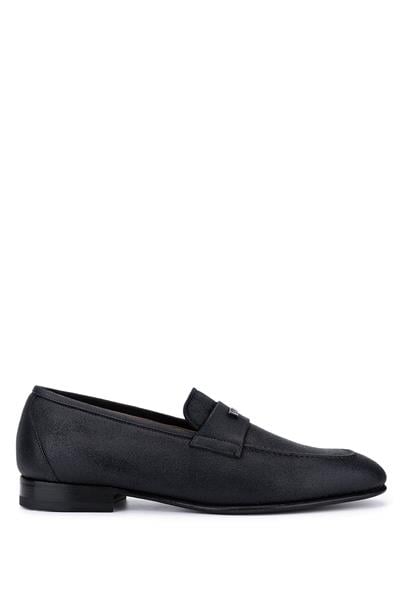 VALENTINO Erkek Hakiki Deri Siyah Loafer Ayakkabı