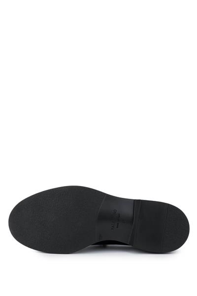 VALENTINO Erkek Hakiki Deri Siyah Loafer Ayakkabı