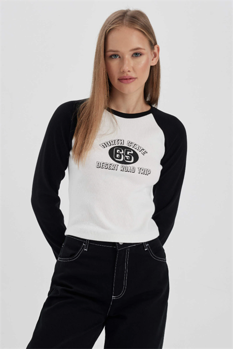 Coool Fitted Uzun Kollu Tişört