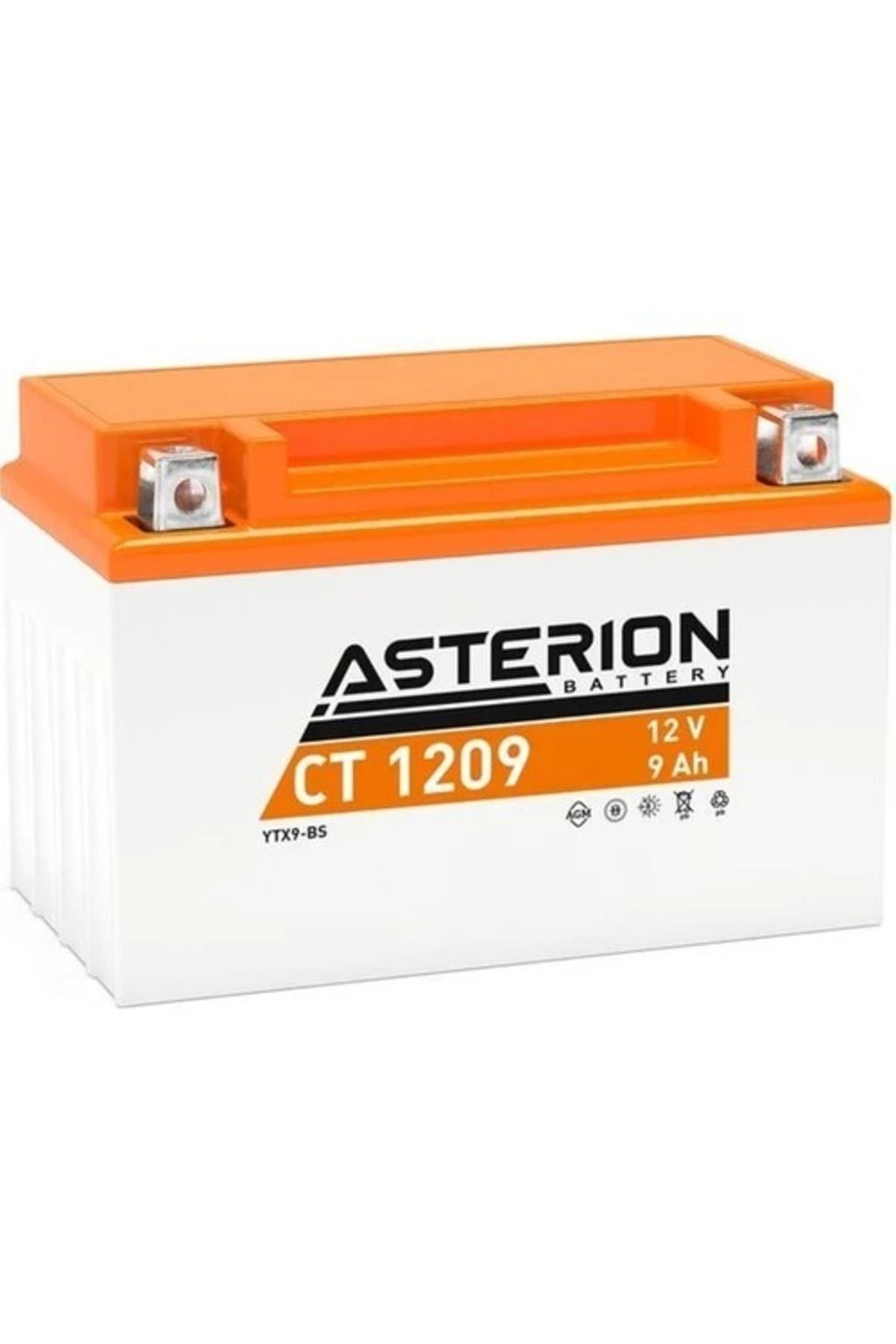 Asterion Ct 1209 Ytx9-bs 12 V 9 Amper 135 Cca Uyumlu Motosiklet Akü