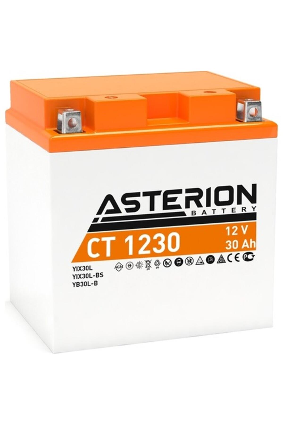 Asterion Yıx30l-bs 12v30ah 300 Cca Agm Motosiklet Ve Atv Aküsü (CT1230)