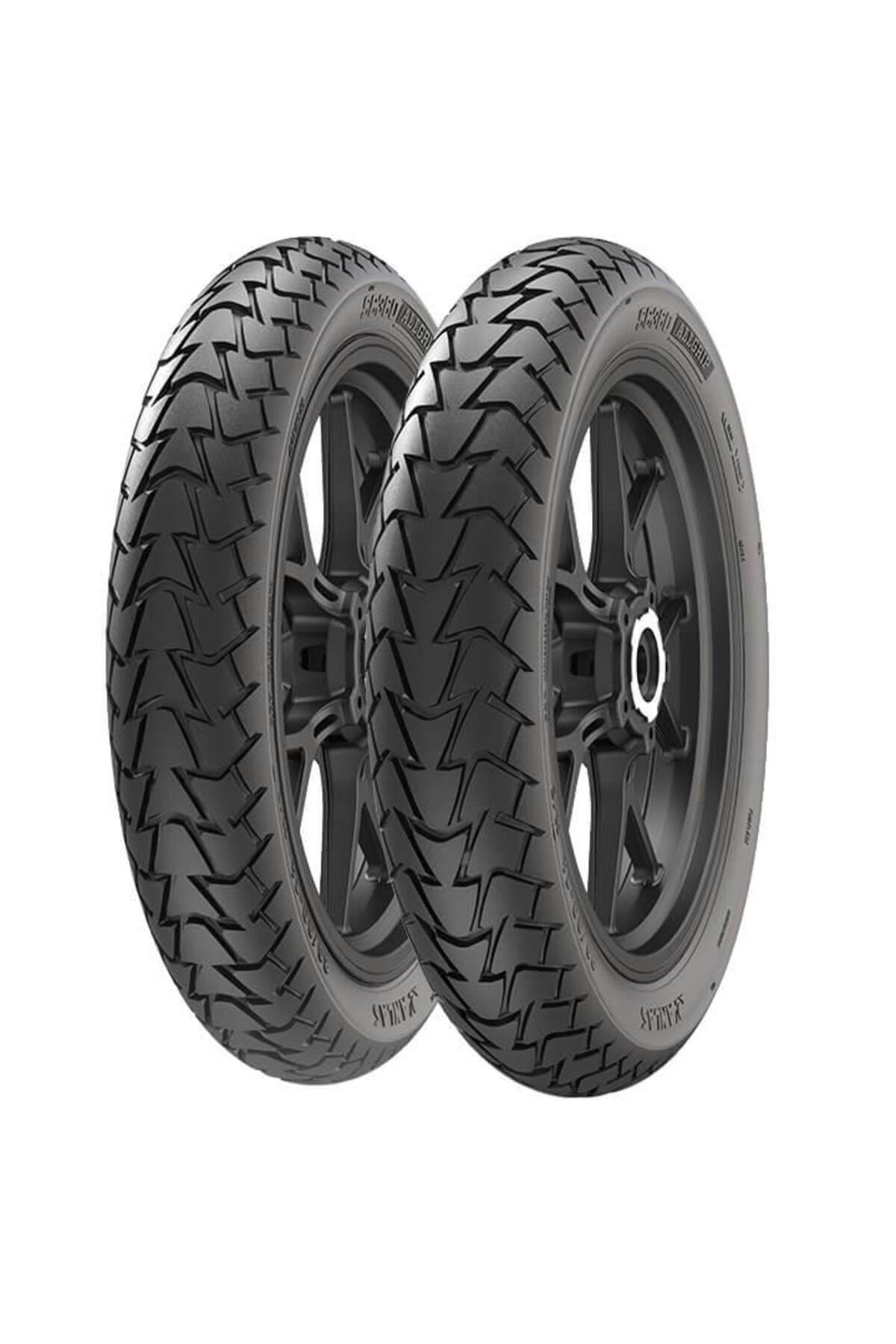 Sc360 Allgrip 3.50-10 90/90-12 Lastik Set