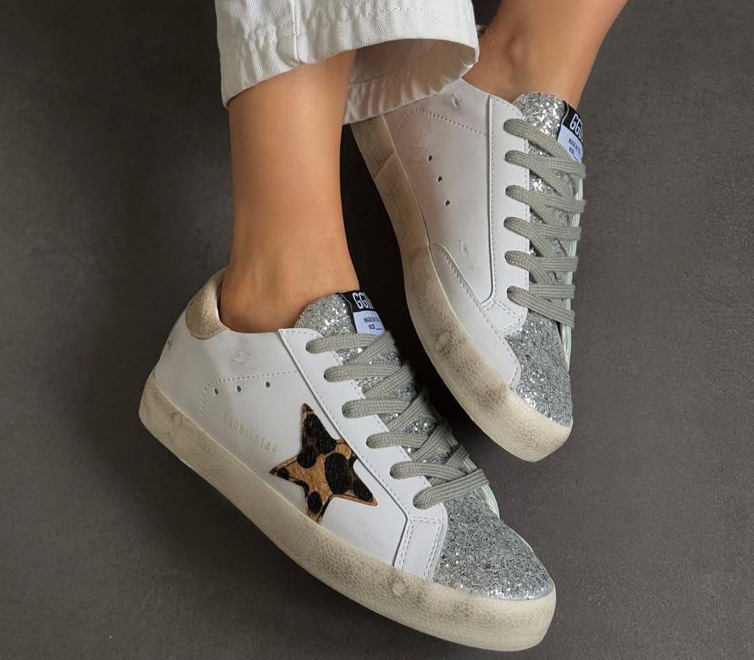 Golden Goose Leopar Detaylı Sneakers 36-40 numara