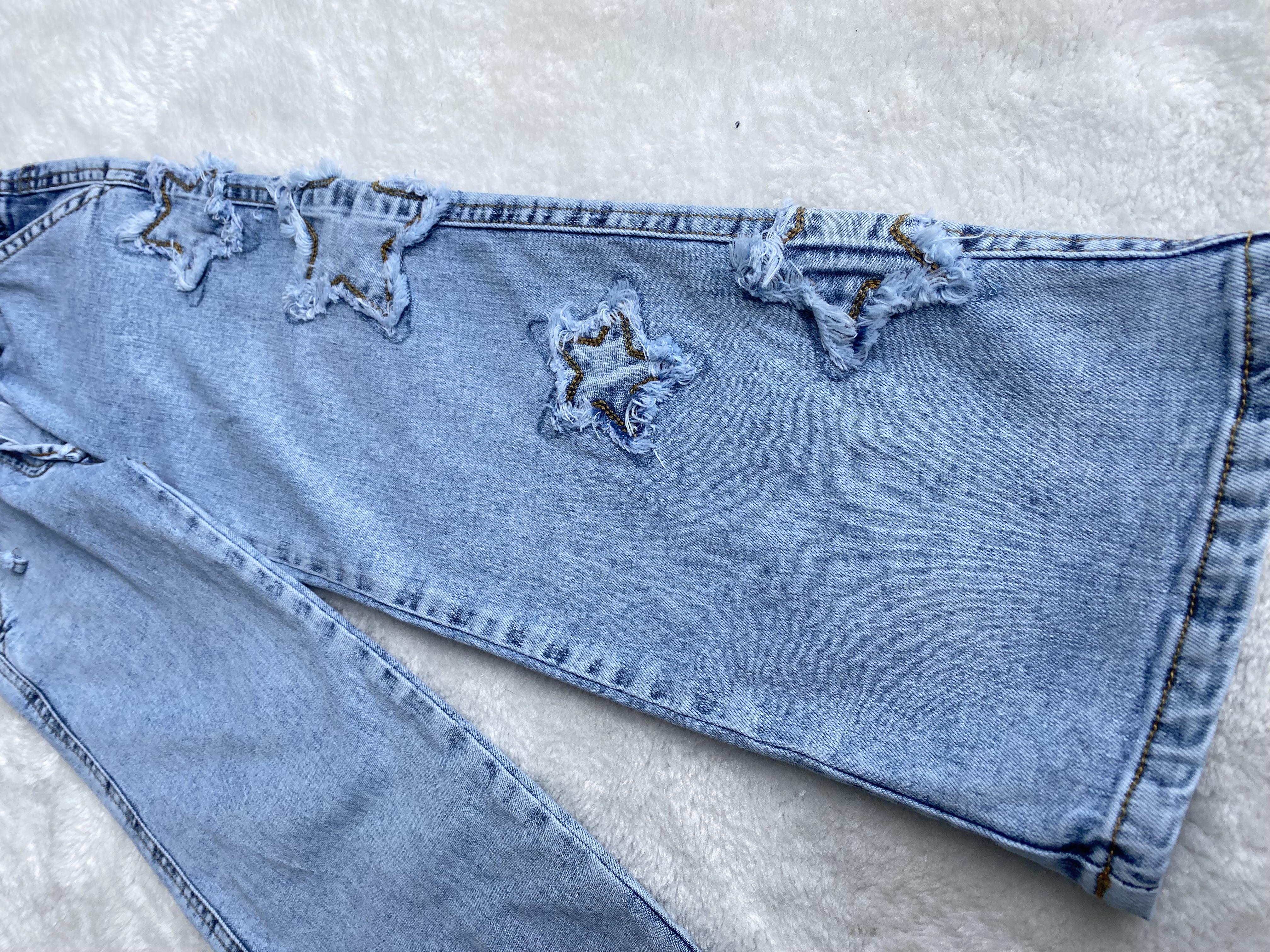 Yıldızlı Kot Pantolon 