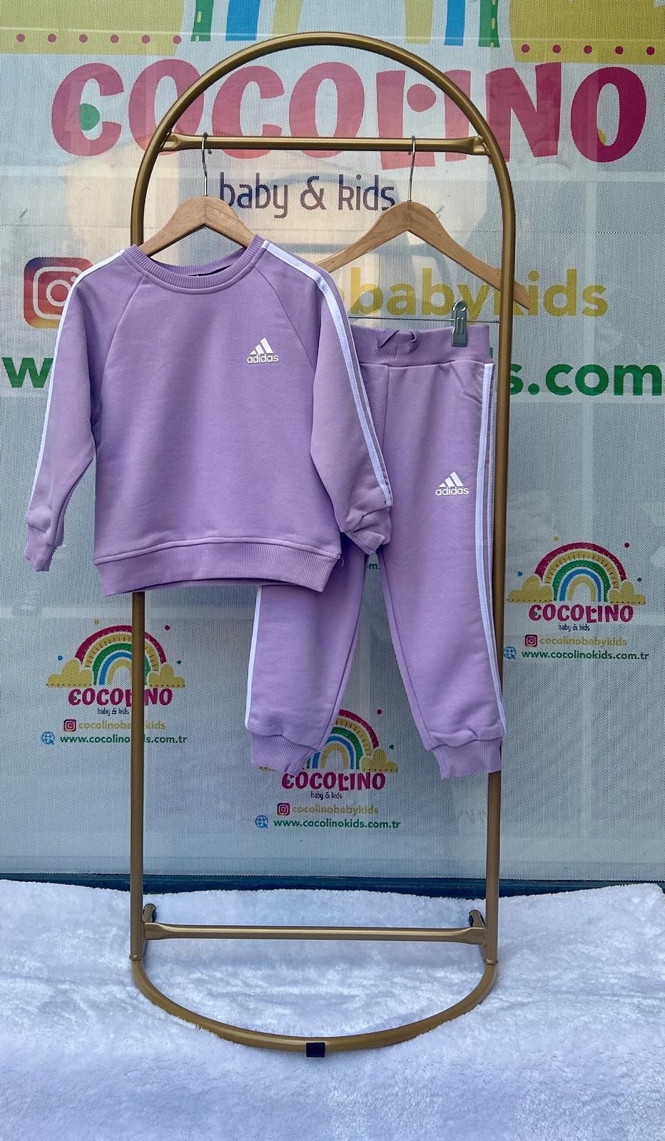 Adidas Lila Kız Çocuk Eşofman Takımı