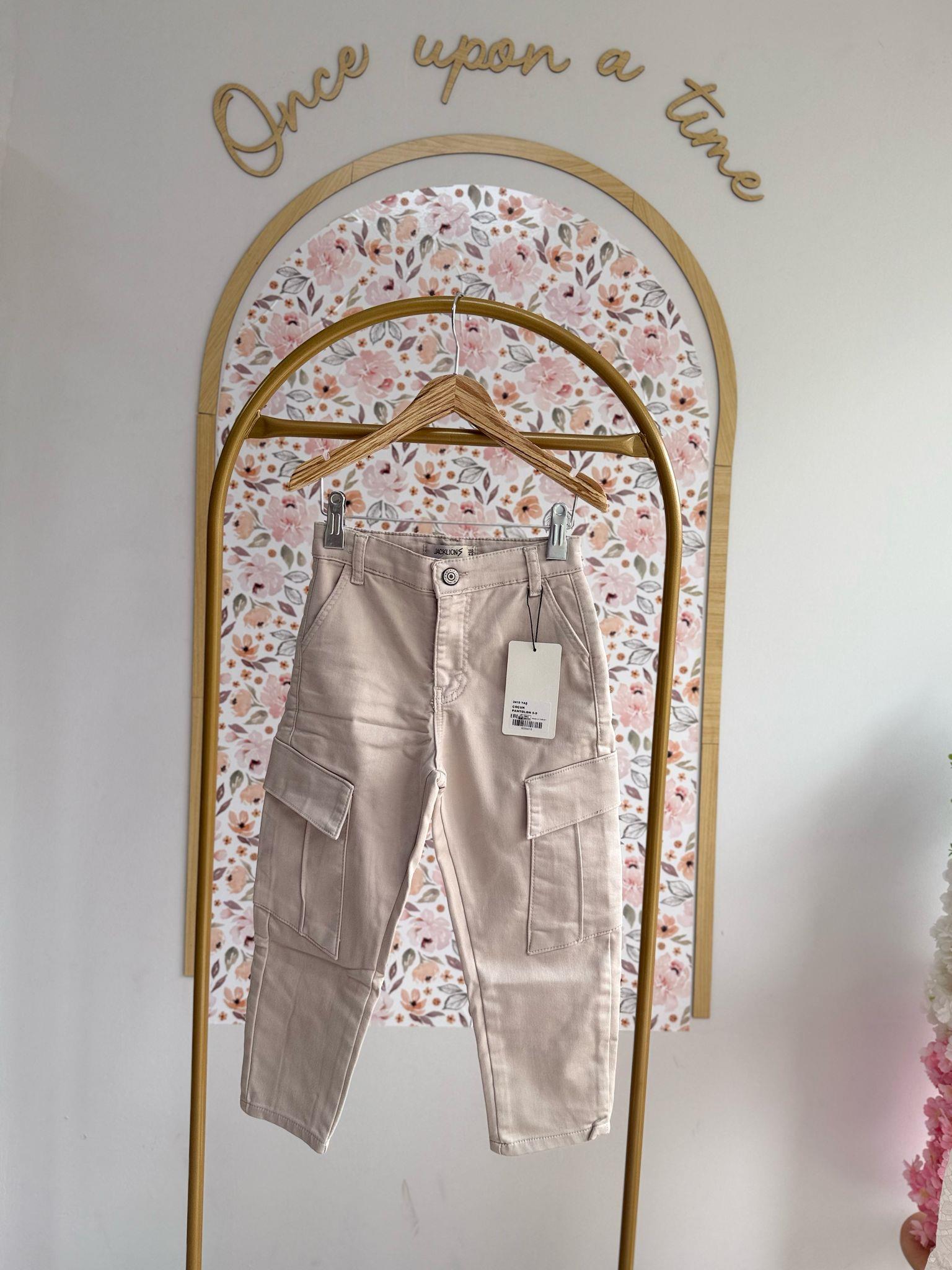 ERKEK ÇOCUK TAŞ GABARDİN PANTOLON