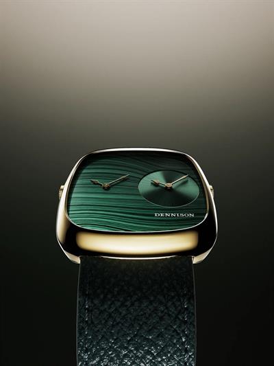 Malachite & Green Sunray In Gold