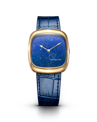 Natural Stone Lapis Lazuli In Gold