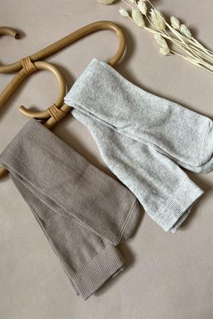 BEJ KÜLOTLU ÇORAP SET