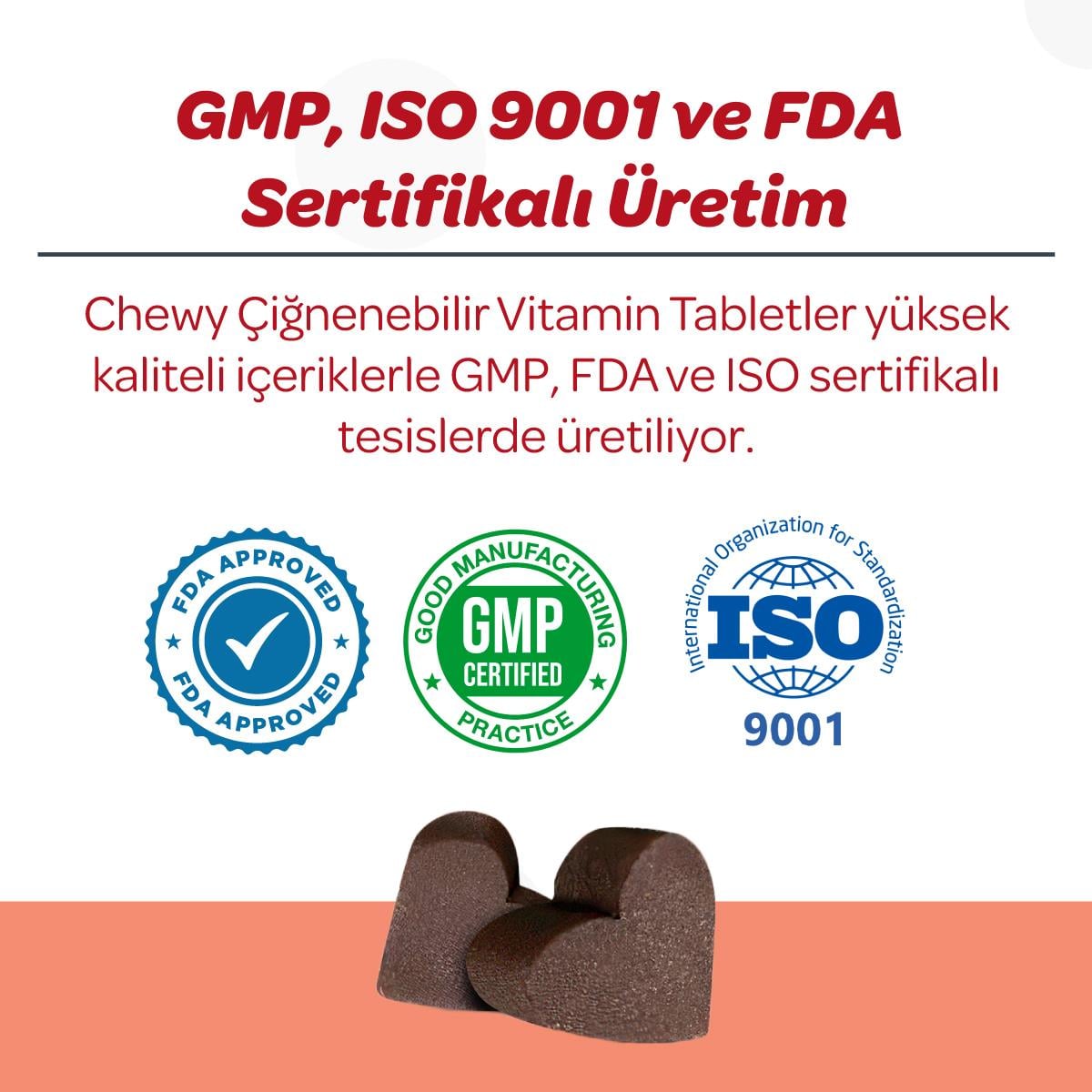 Vets Plus Calming Kedi ve Köpekler İçin Sakinleştirici Çiğnenebilir Tablet (60lı)