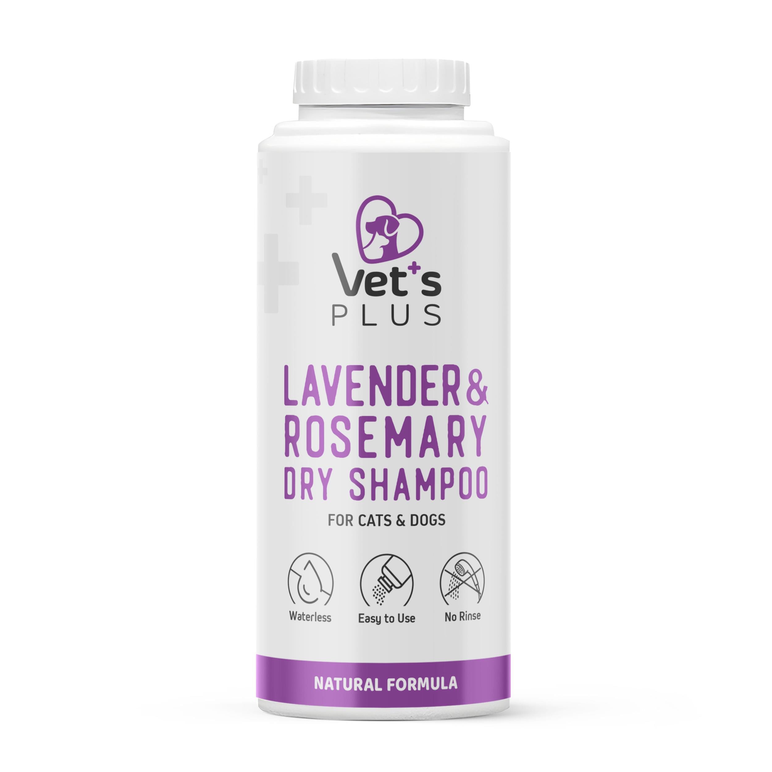 Vets Plus Kedi ve Köpekler İçin Lavanta ve Biberiye Özlü Toz Şampuan 150gr