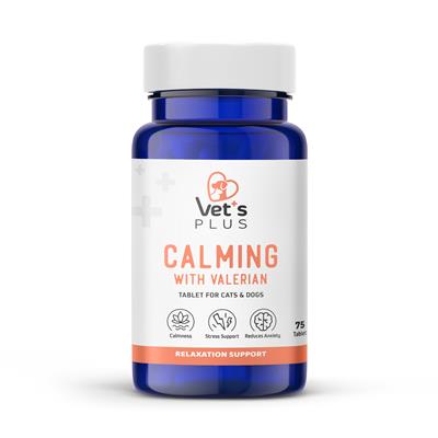 Vets Plus Calming Kedi ve Köpekler İçin Sakinleştirici Tablet (75li)