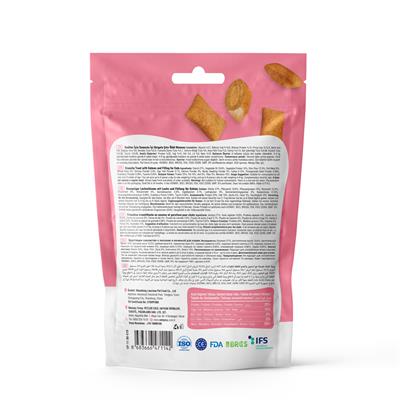 Vets Plus Crunchy İçi Dolgulu Somonlu ve Catnipli Kedi Ödül Bisküvisi 60gr