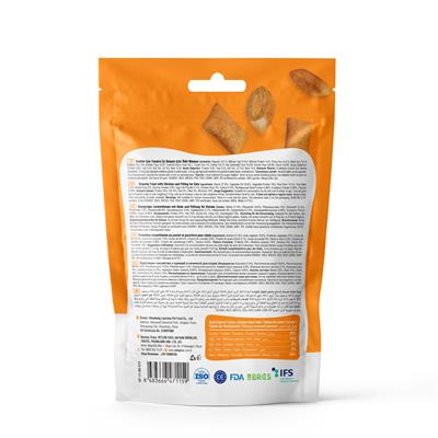 Vets Plus Crunchy İçi Dolgulu Tavuklu ve Catnipli Kedi Ödül Bisküvisi 60gr