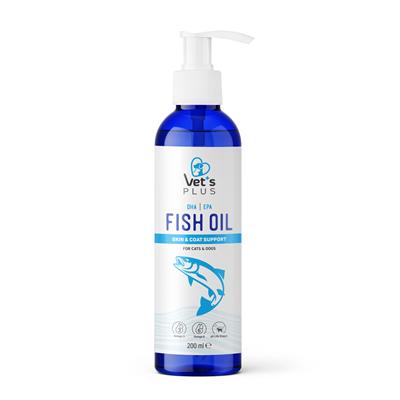 Vets Plus Kedi ve Köpekler için Balık Yağı 200ml