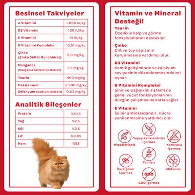 Vets Plus Optimal Nutrition Kuzu Etli Tahılsız Kedi Konservesi 85gr