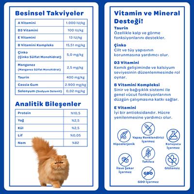 Vets Plus Optimal Nutrition Sardalya Balıklı Tahılsız Kedi Konservesi 85gr