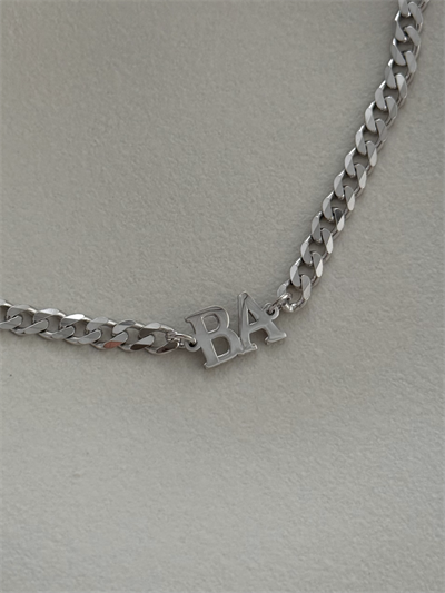925 Gümüş | Ortası Harfli Bold Zincir Bileklik