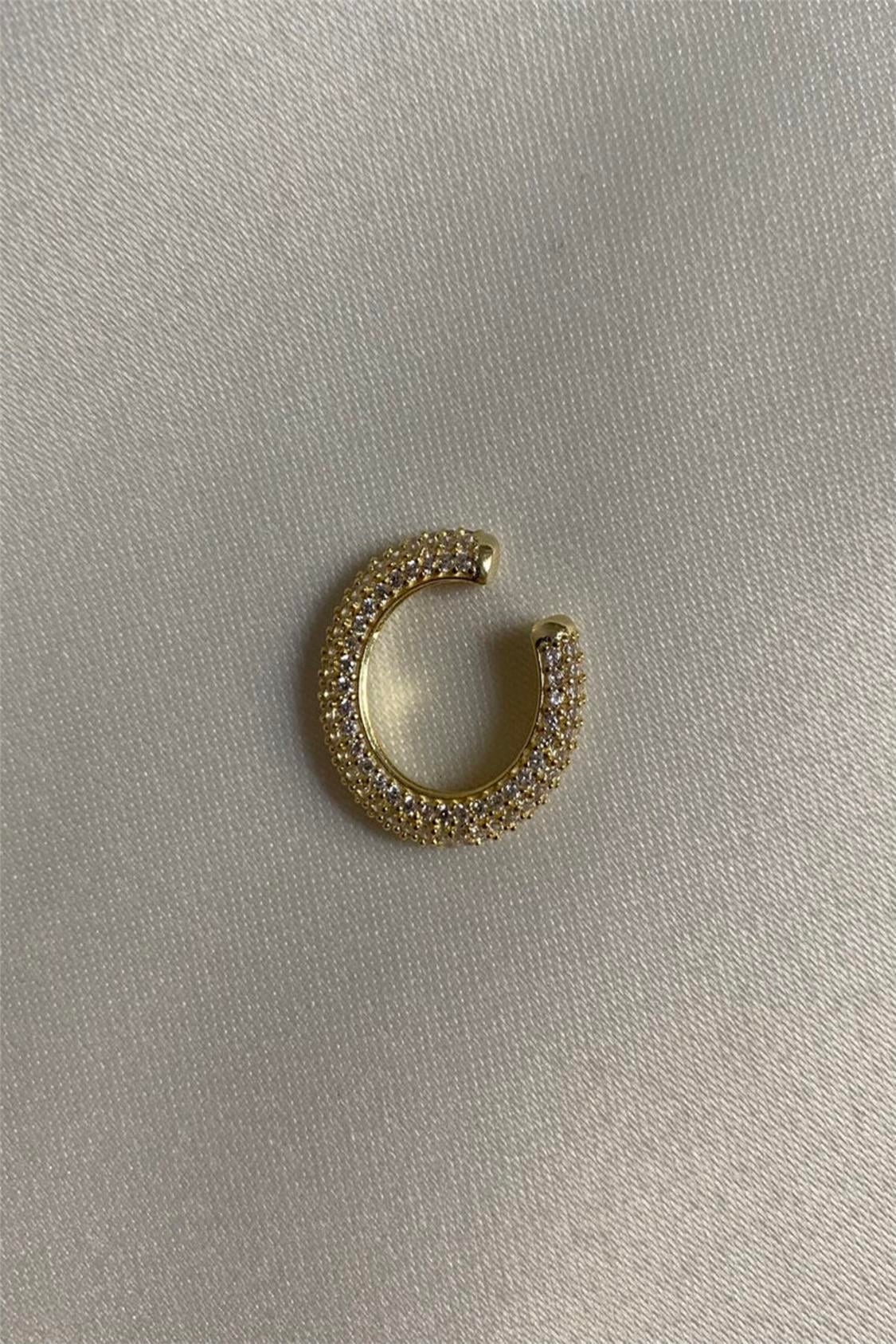 925 Gümüş | Tam Tur Taşlı Ear Cuff 