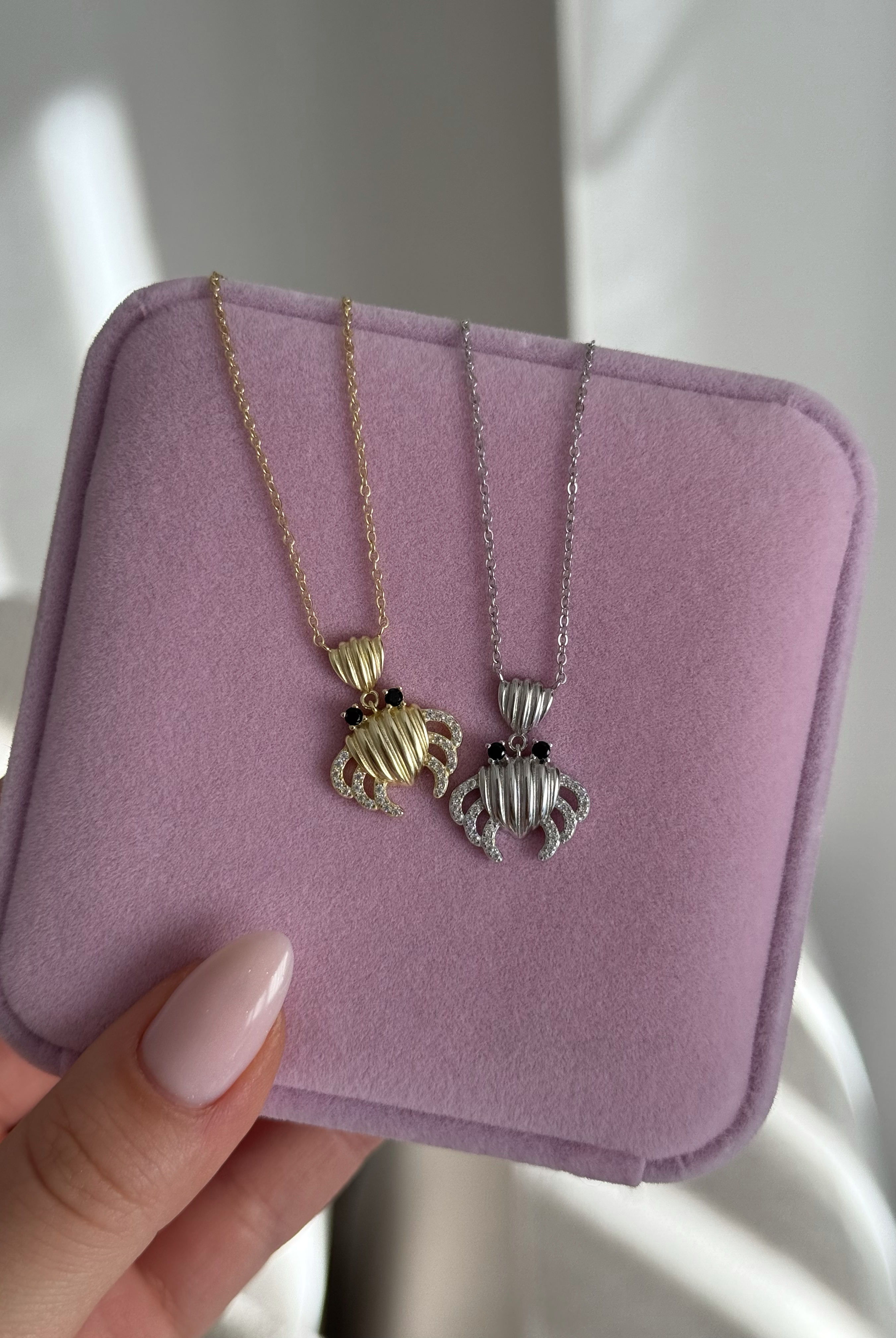 925 Gümüş | Yengeç Kolye