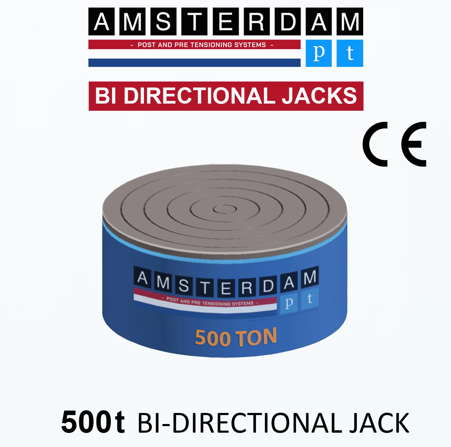 500 Ton Capacity Bar Stressing Jack