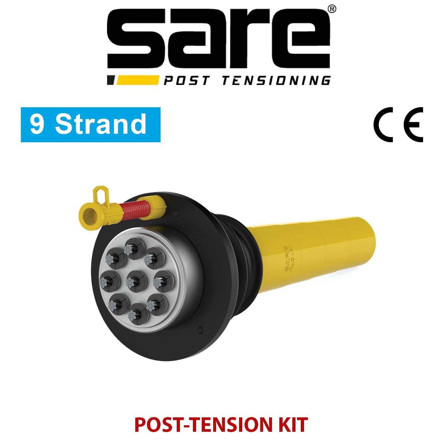 9 Strand - Active Type Post Tension Kit