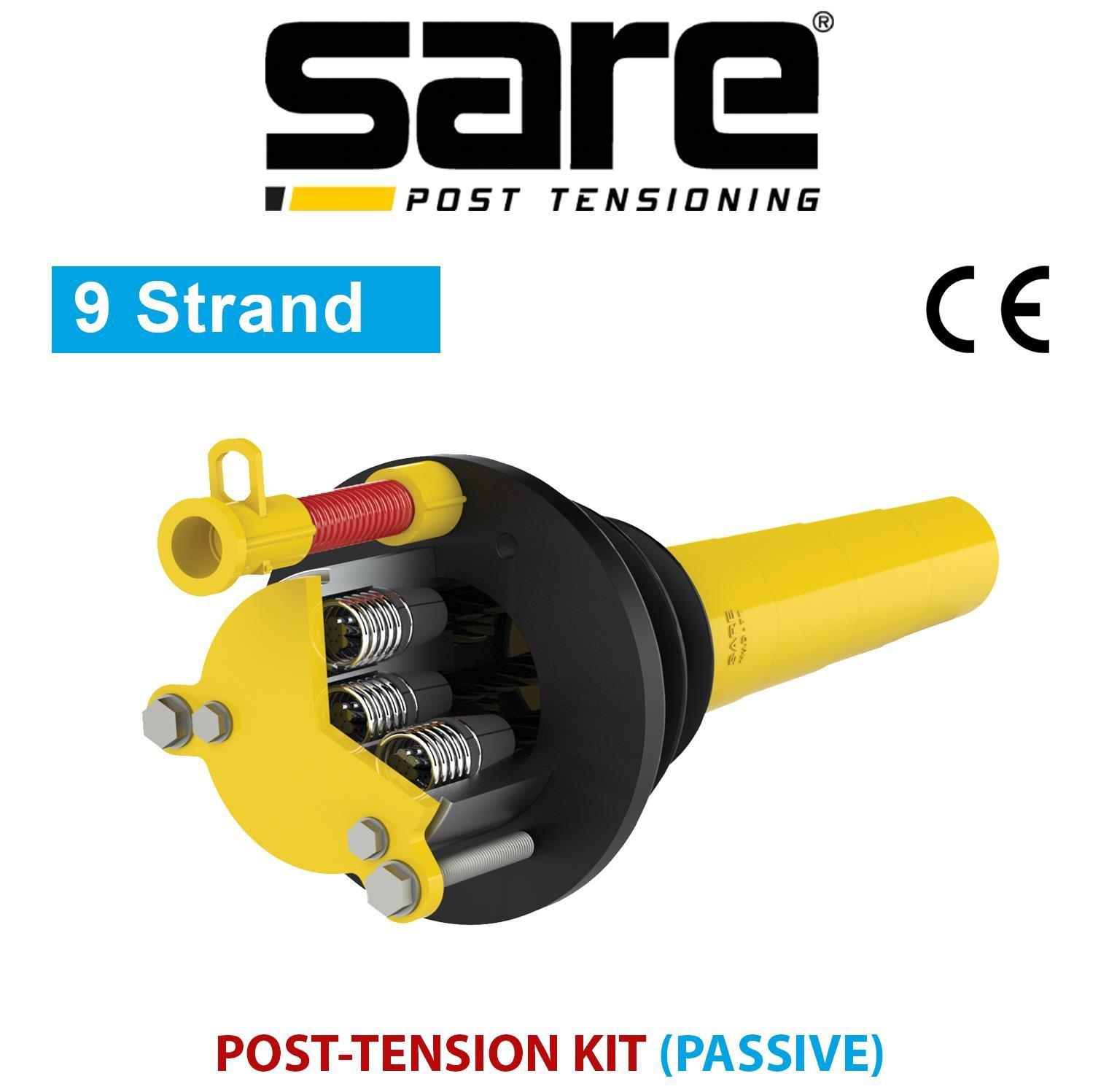 9 Strand - Passive Type Post Tension Kit