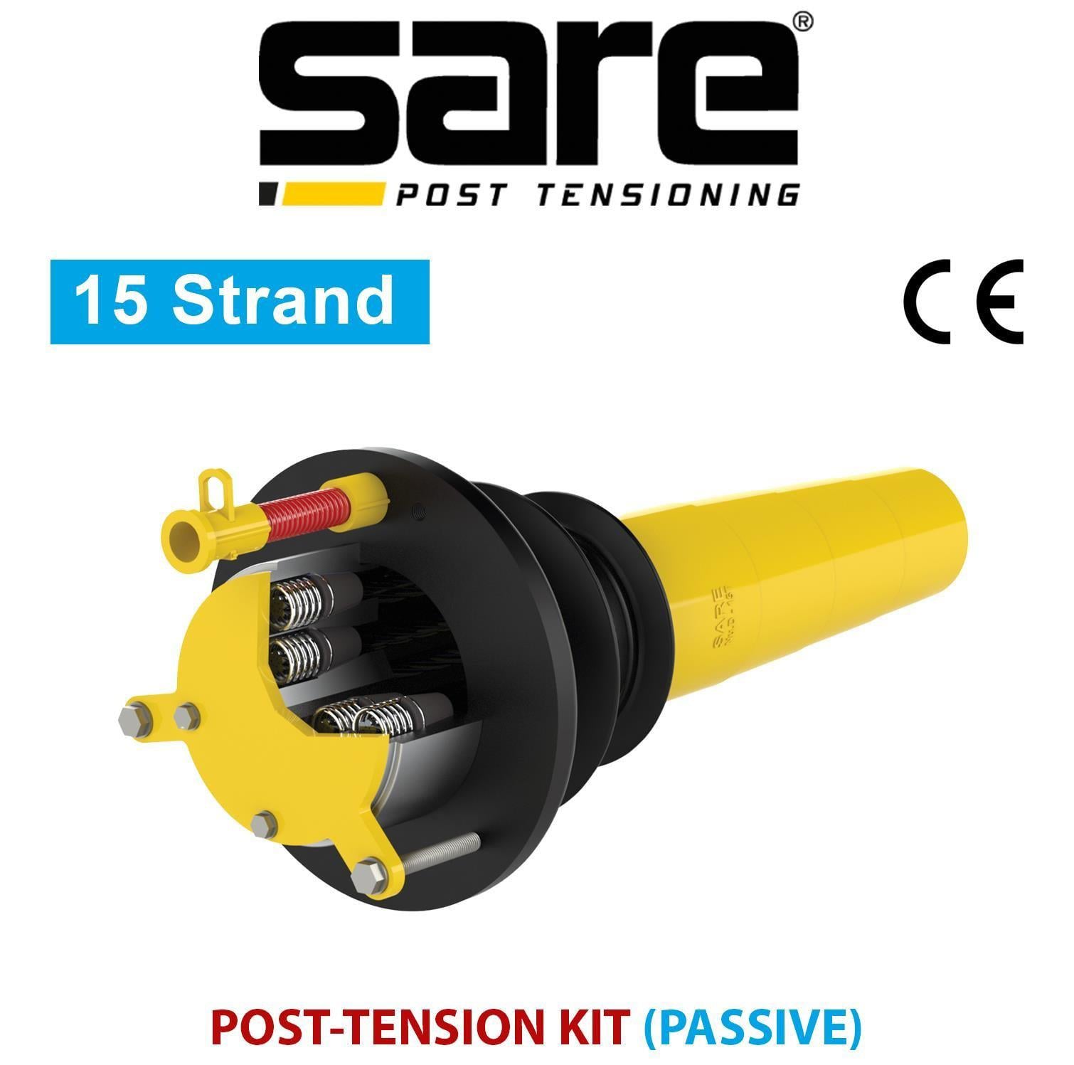 15 Strand - Passive Type Post Tension Kit