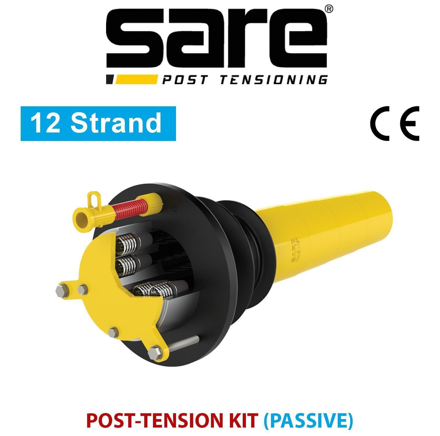12 Strand - Passive Type Post Tension Kit