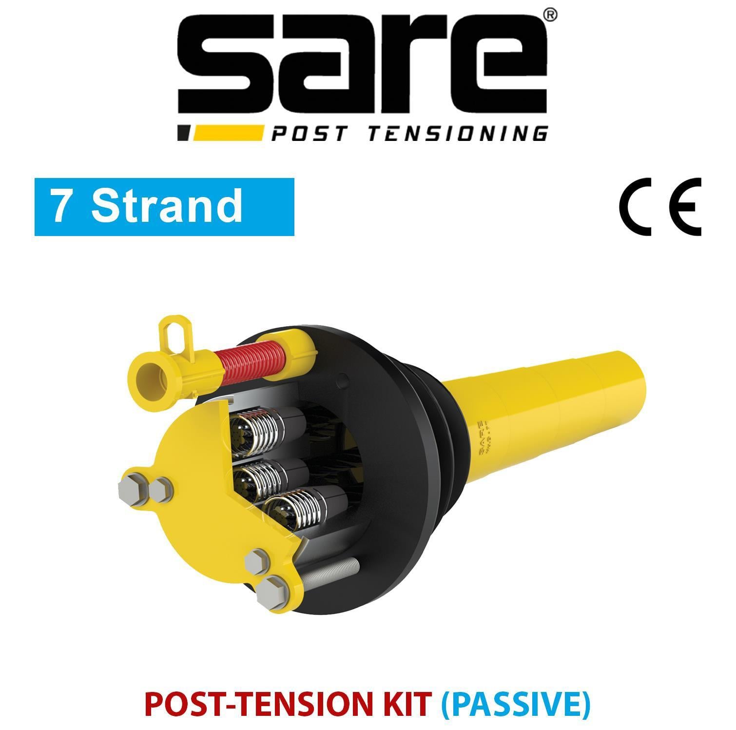 7 Strand - Passive Type Post Tension Kit