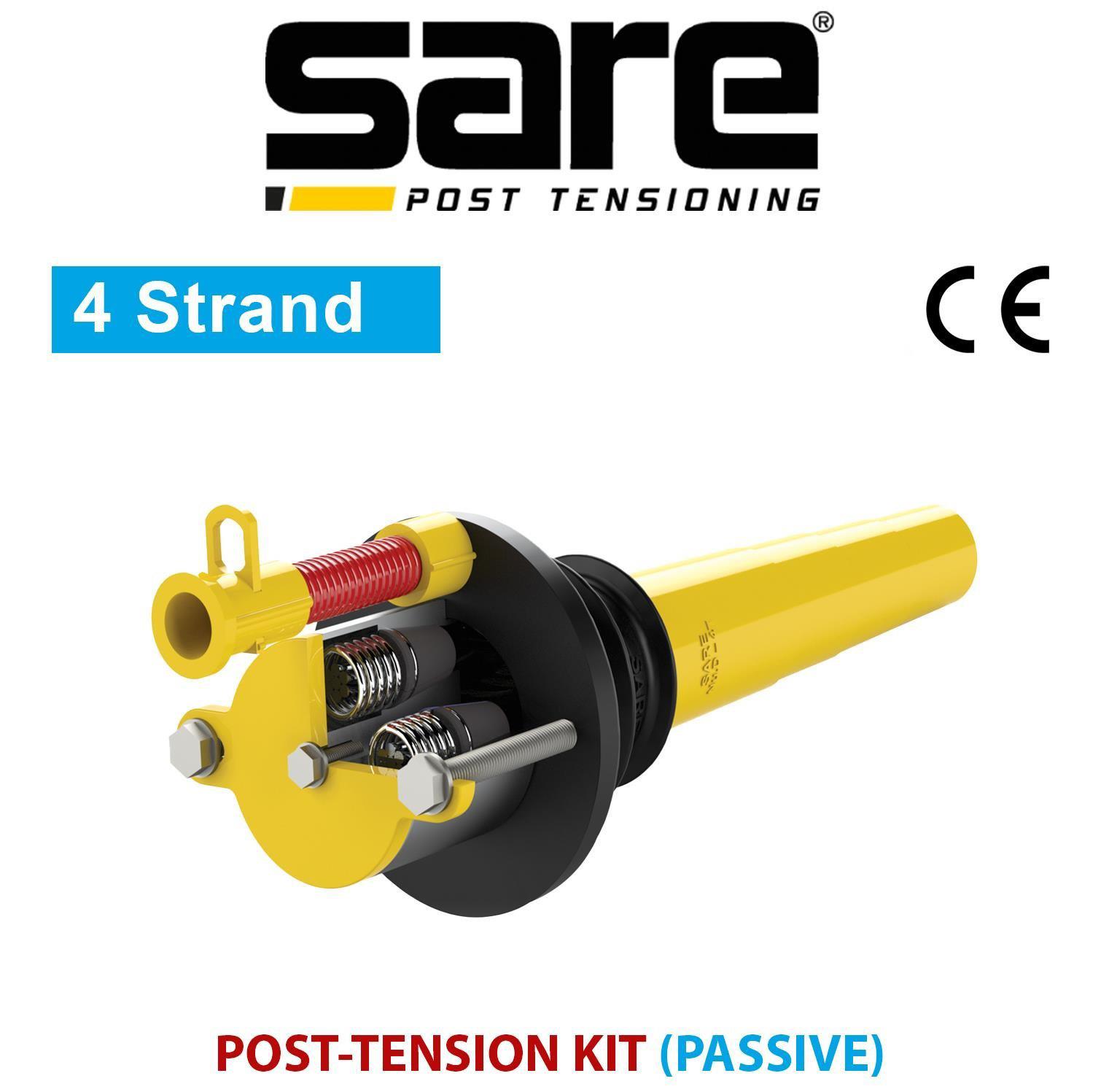 4 Strand - Passive Type Post Tension Kit